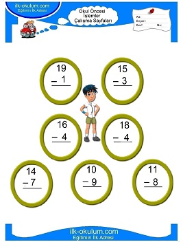 Çocuklar İçin toplam işlemi yaprak testleri 